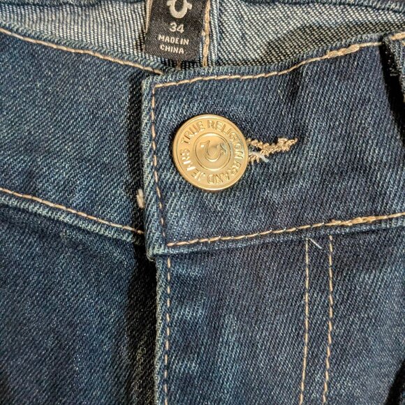 True Religion Geno Studded Horseshoe Relaxed Slim Jeans | NWT - Picture 5 of 8